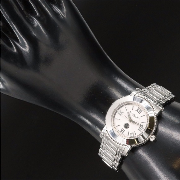 Charriol Arisii P33 Roman Numeral Silver Dial Steel Quartz Wstch - Picture 2 of 10